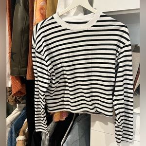 Abercrombie striped long sleeve top